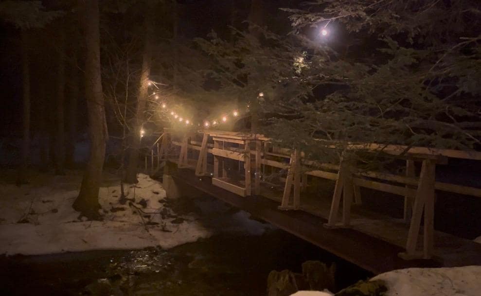 The view from the hot tub! 