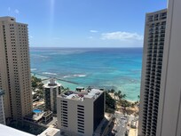 View from room balcony