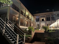 The building next of the house