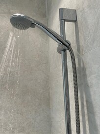 leaking shower head and air fresheners way too strong