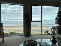 View from the couch in the living room.