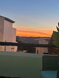 Sunset from the terrace