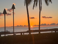 Lagoon sunset