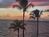 Sunset from the balcony