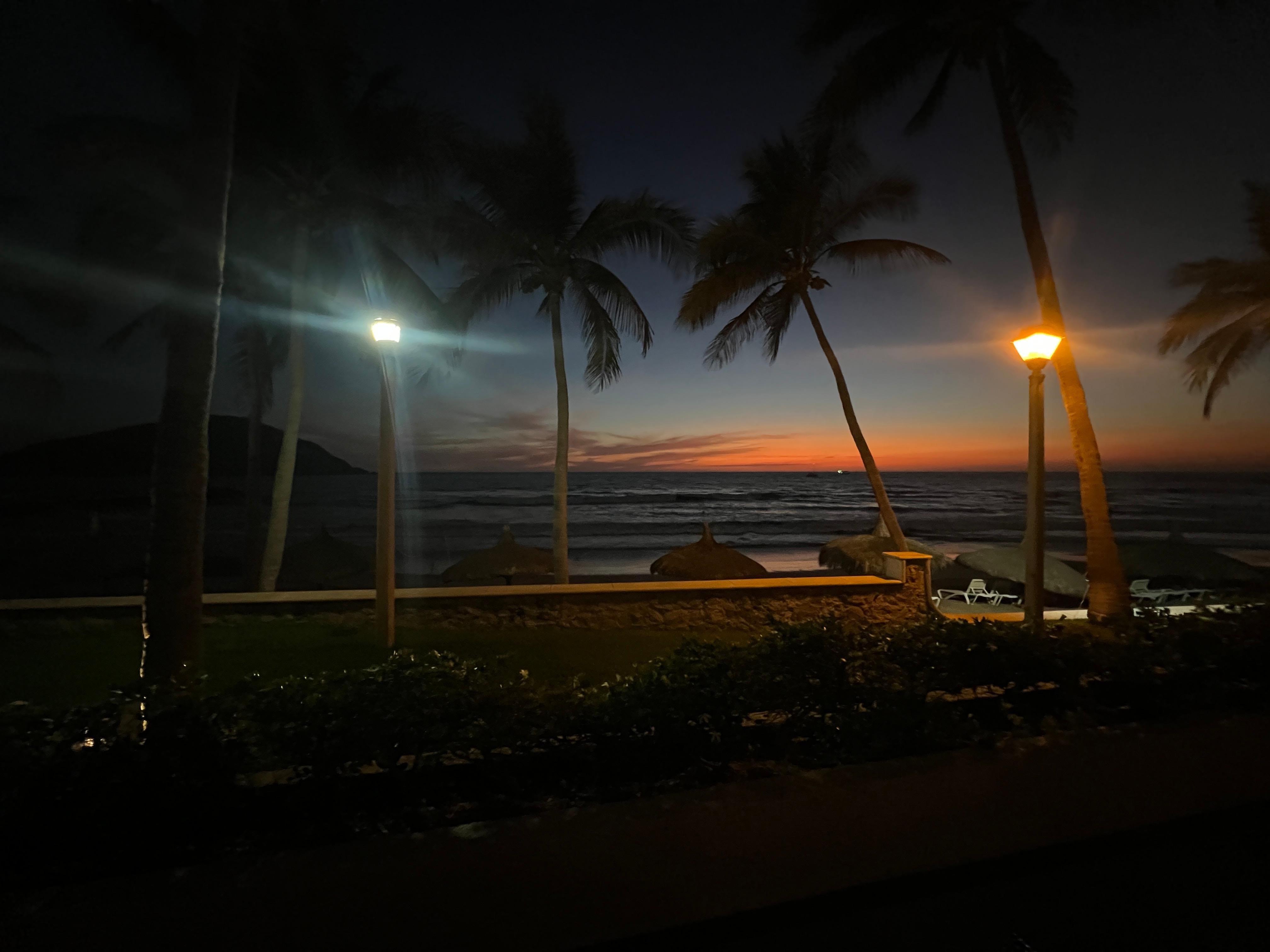 Sunset from room patio.