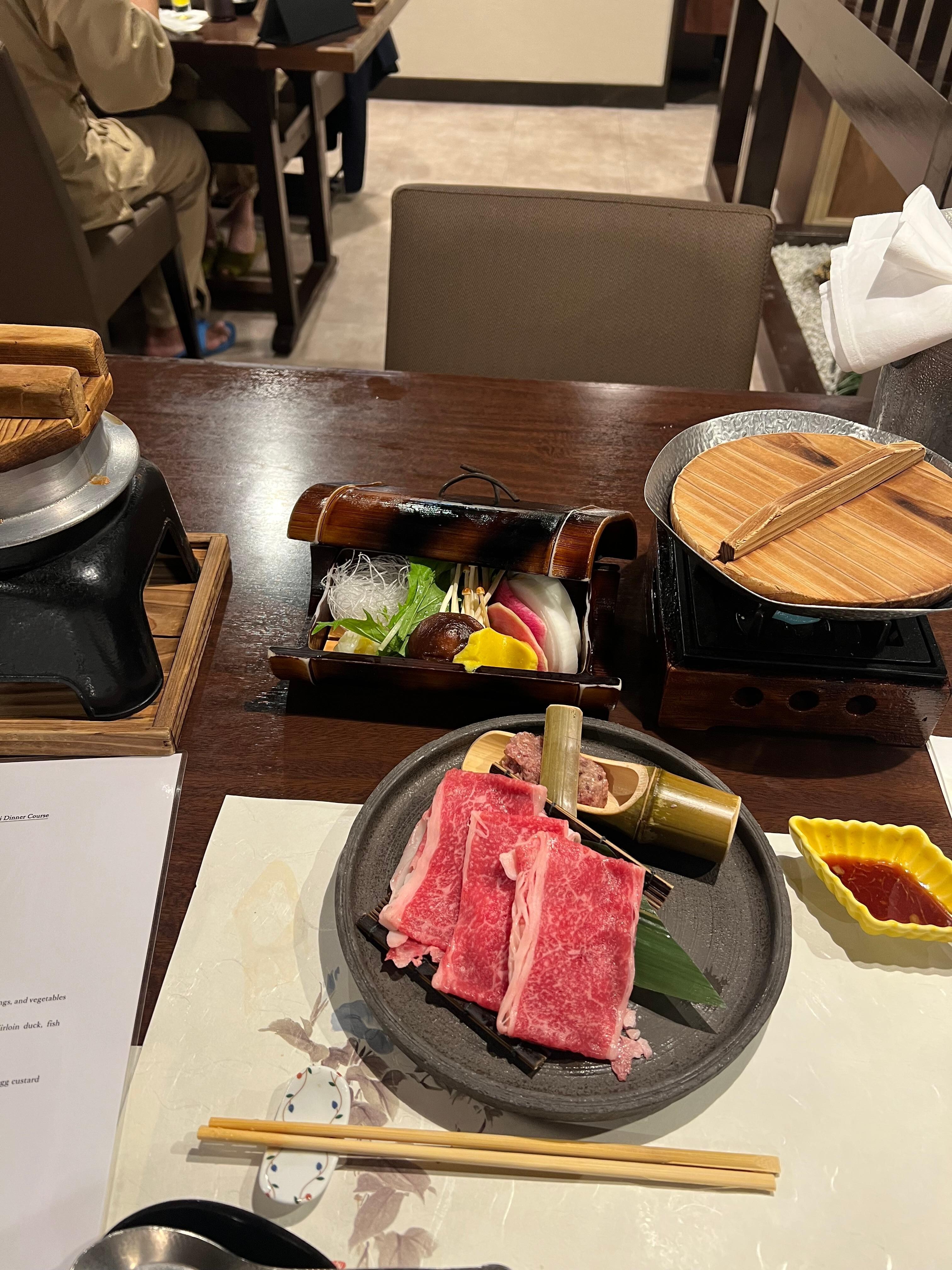 Dinner main course. 
