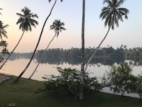 Sunset view from balcony