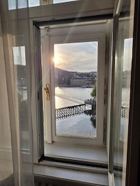 View from our top floor room.