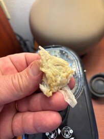 Just from the LID of the coffee maker!