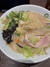 Ramen soup from Ippodo near the hotel