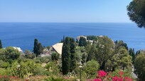 Vue depuis la terrasse de notre chambre