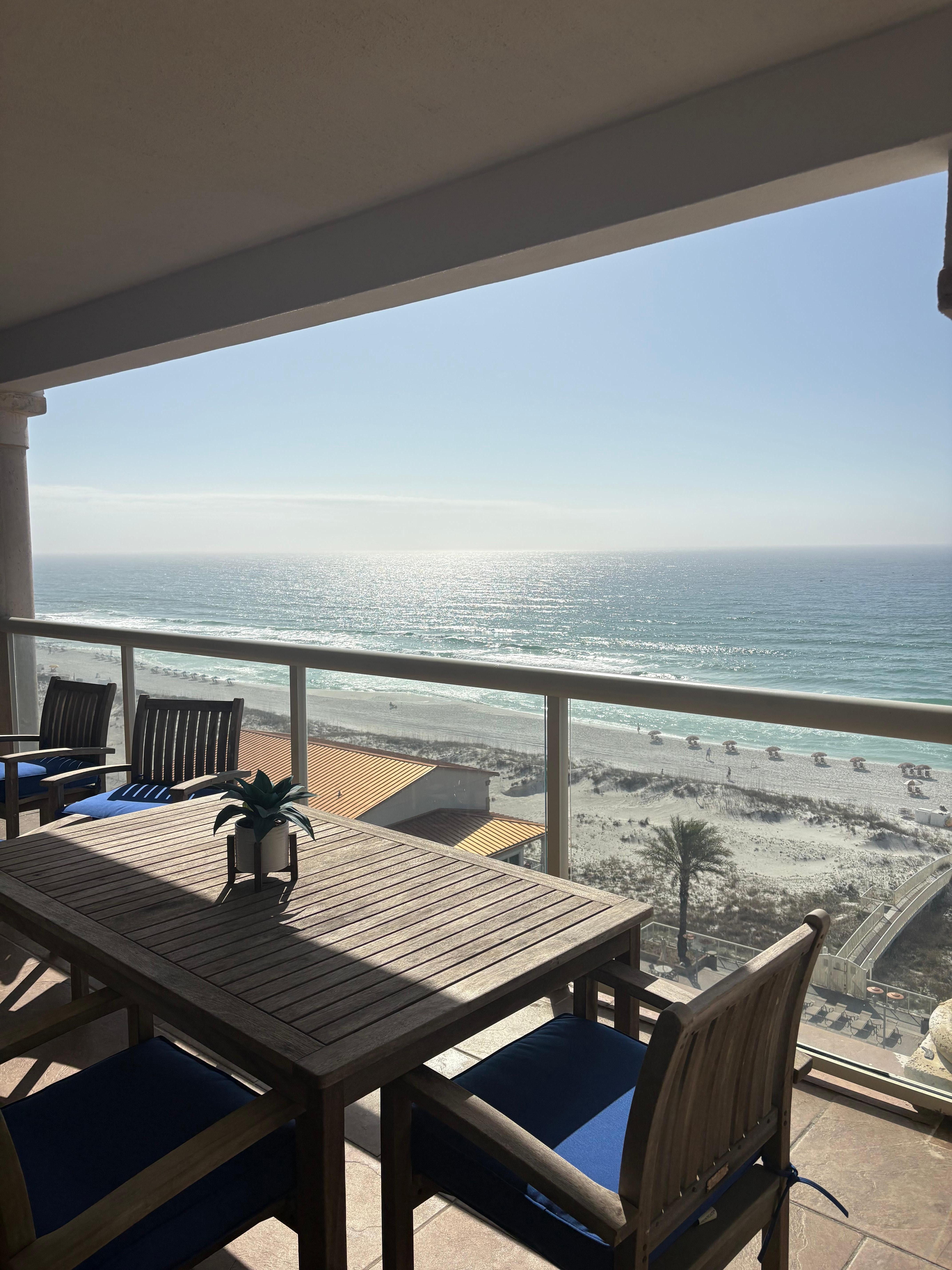 Partial balcony view 