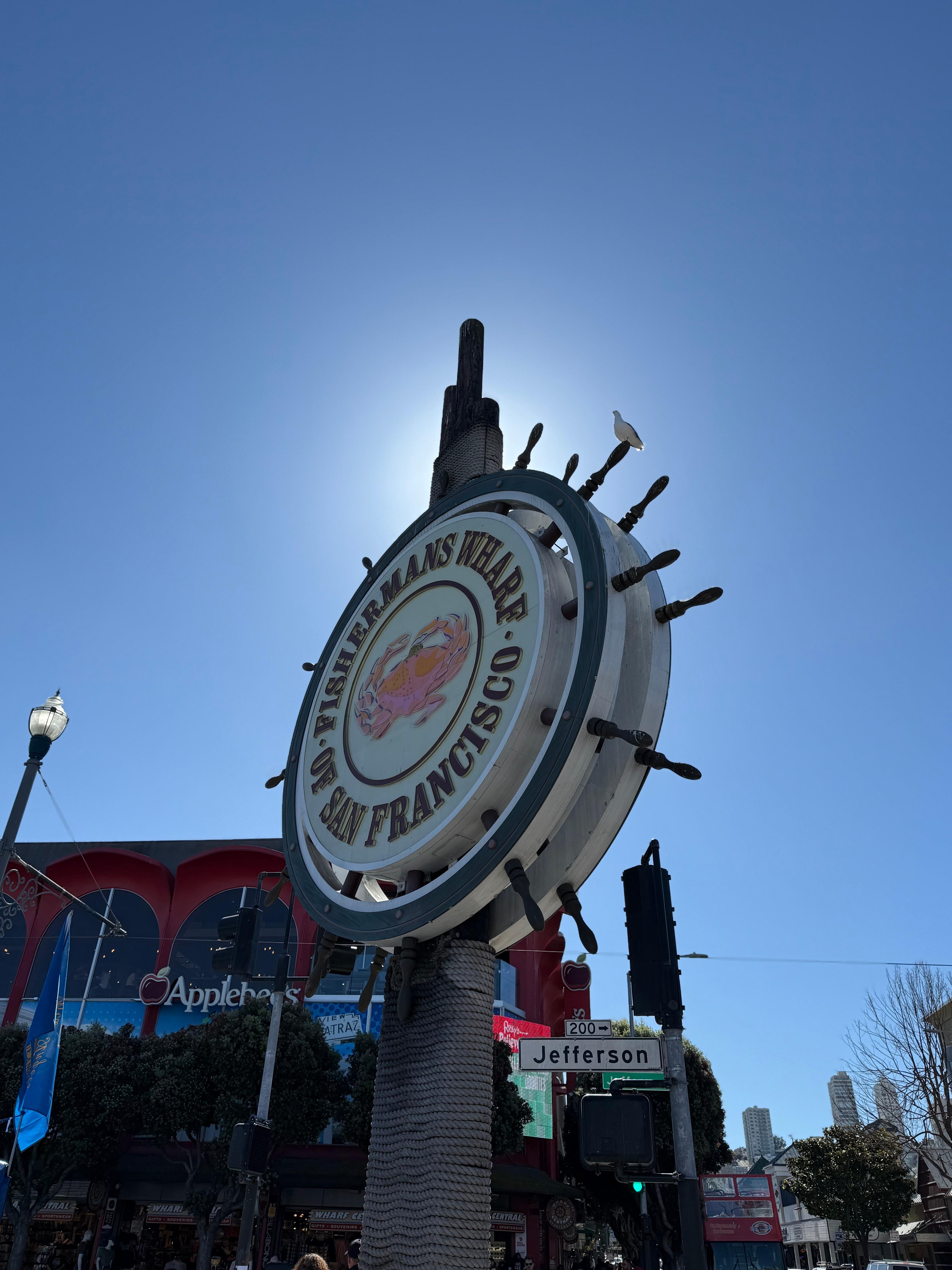 Fisherman's Wharf, just three short blocks away. 
