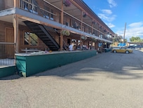 View from the parking lot