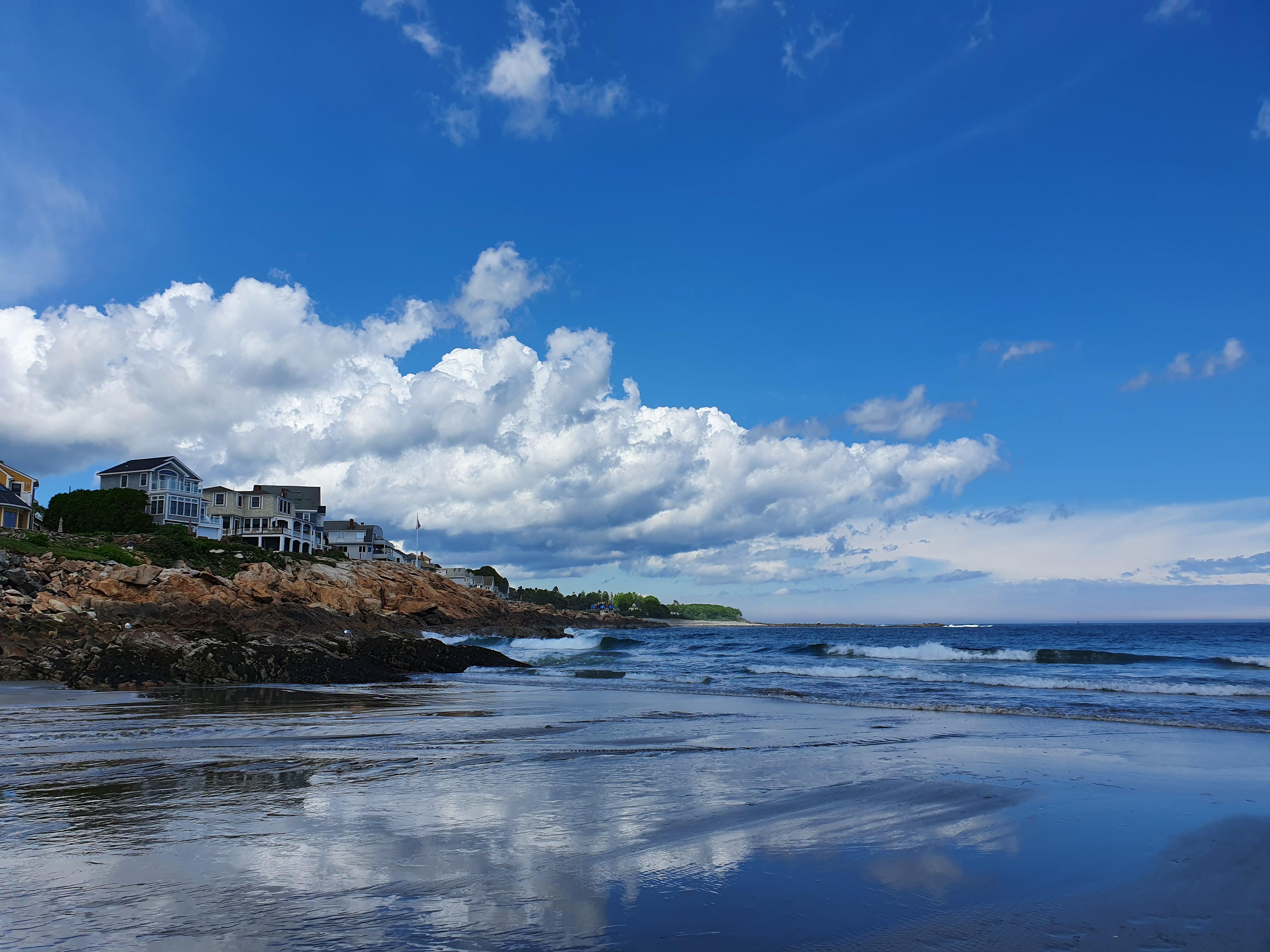 Short sand beach