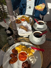 Hotel breakfast (not included but was about $5)