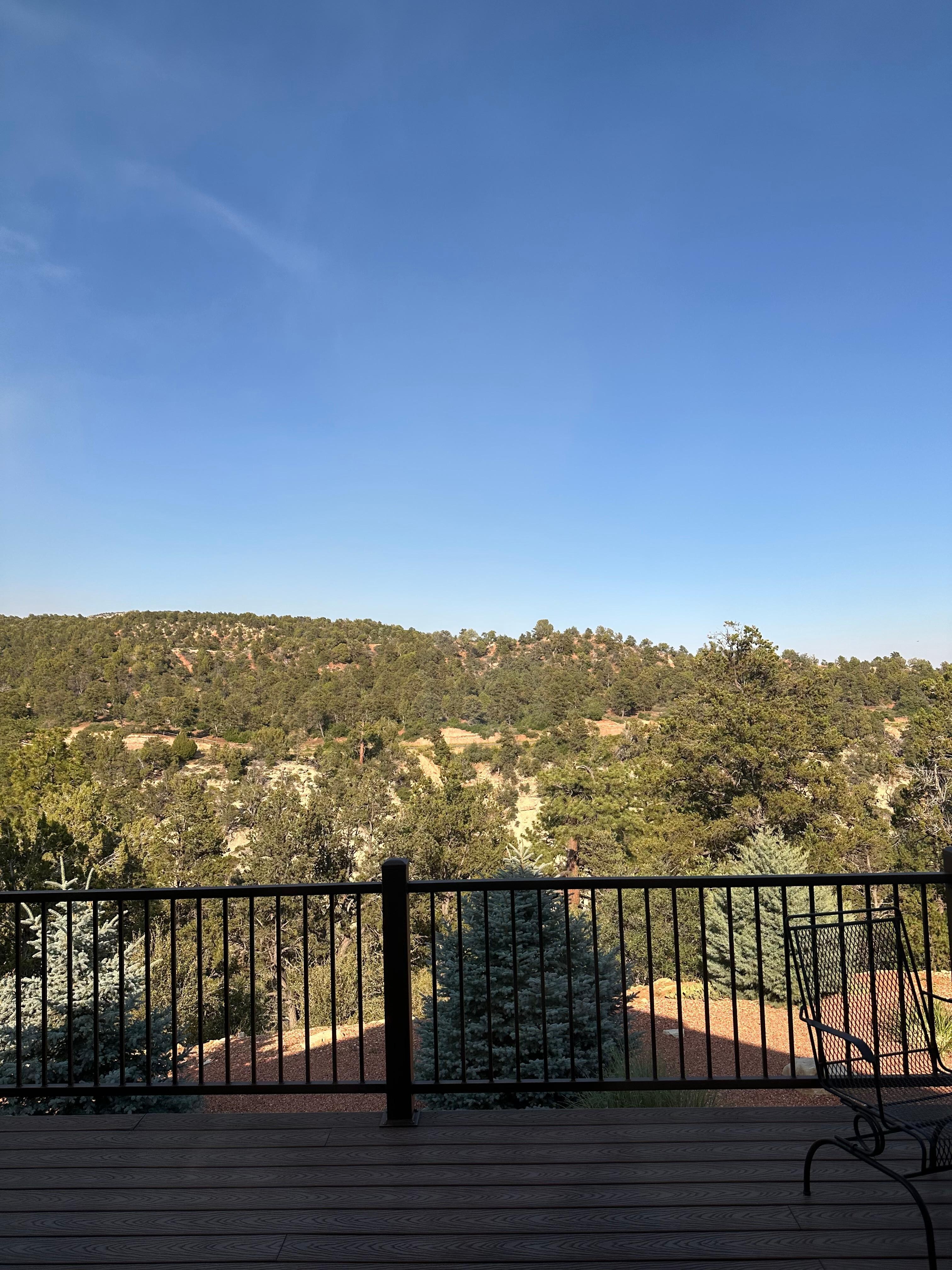 This is the view from the main floor.