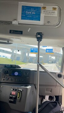 Shuttle service to and from airport