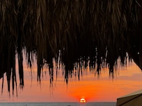Sunset from La Palapa restaurant.