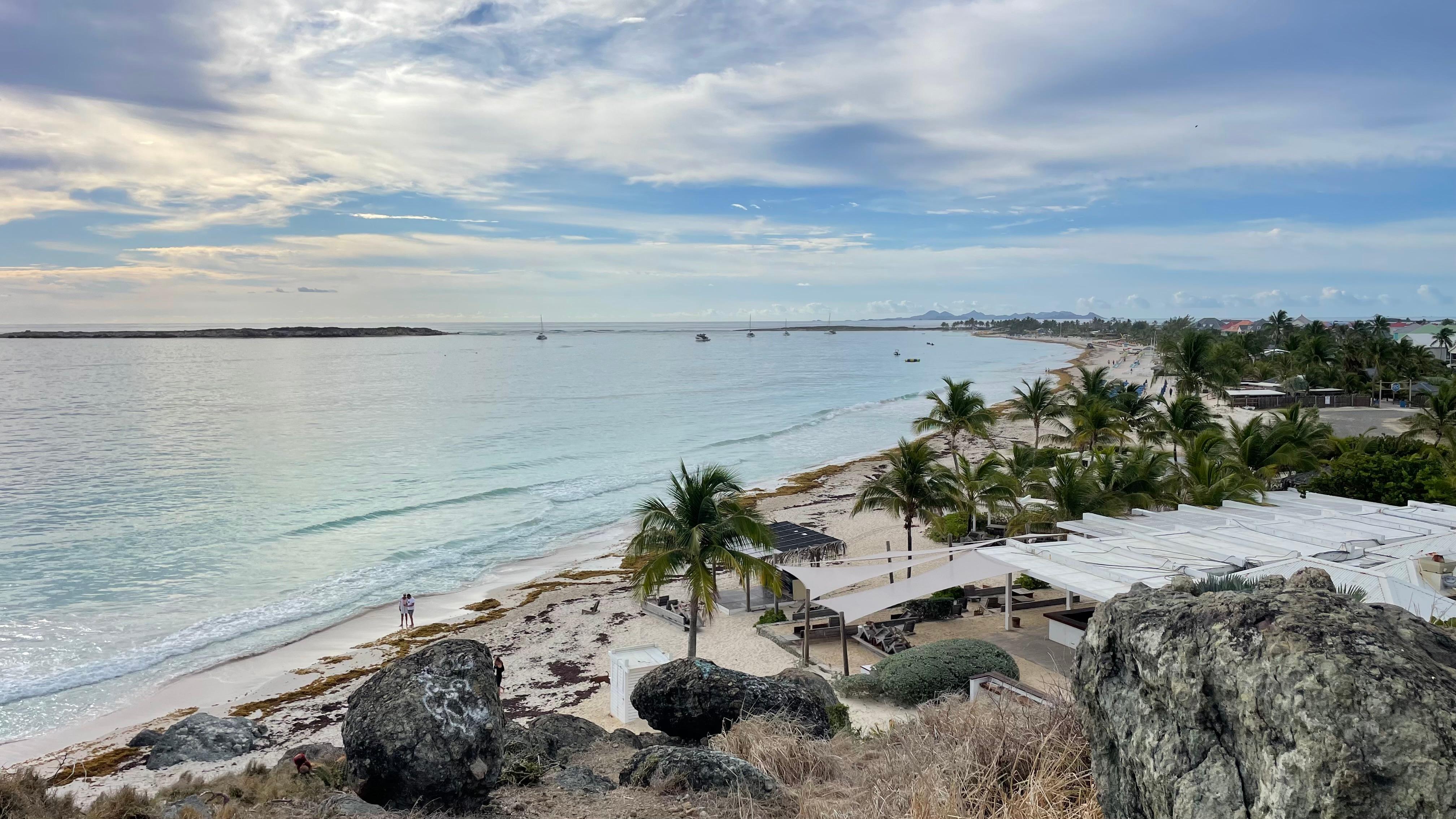 North end Orient Bay, the beach restaurant side