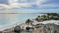 North end Orient Bay, the beach restaurant side