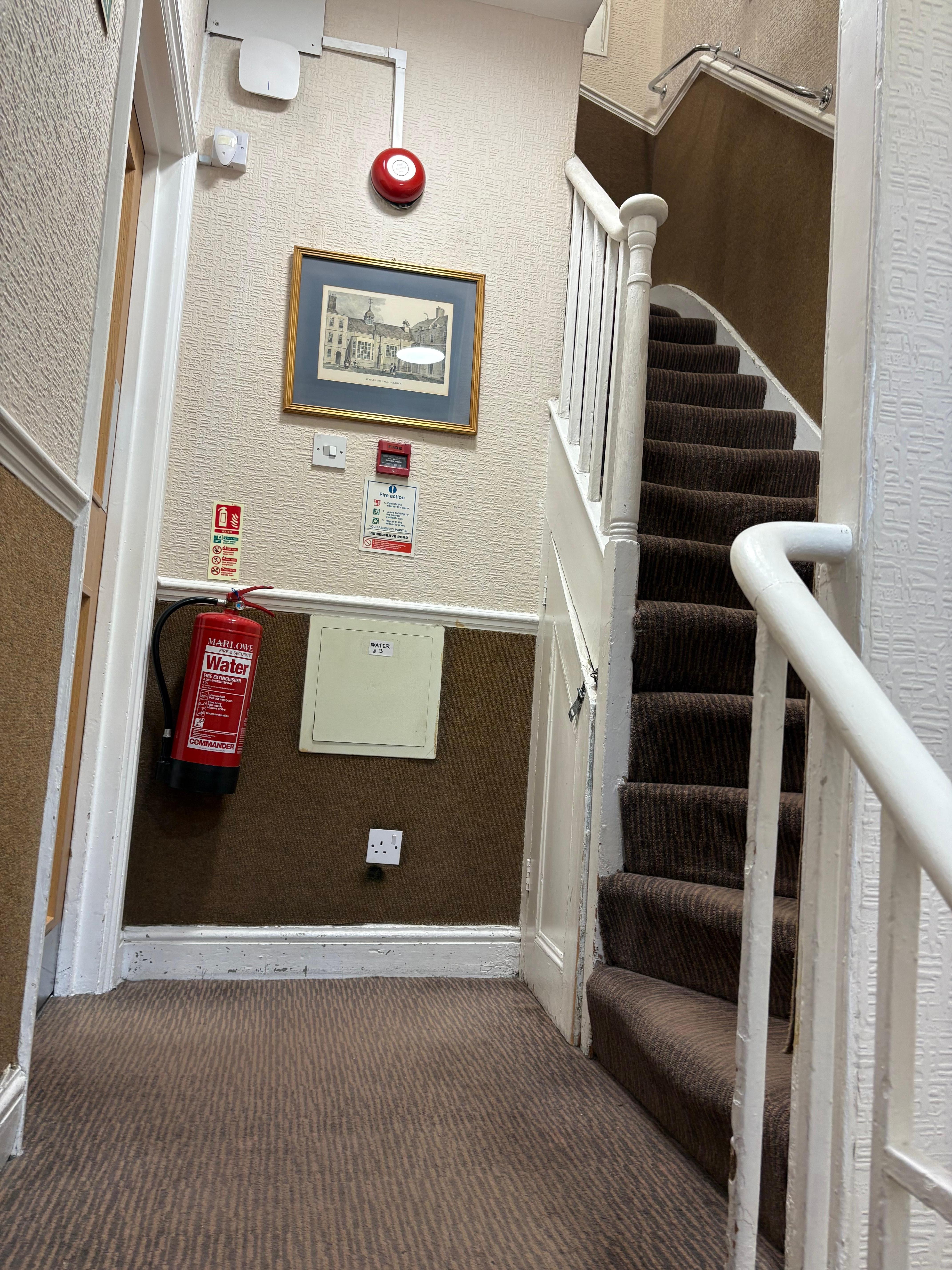 More stairs
