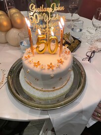 Golden Wedding Anniversary for Mum & Dad