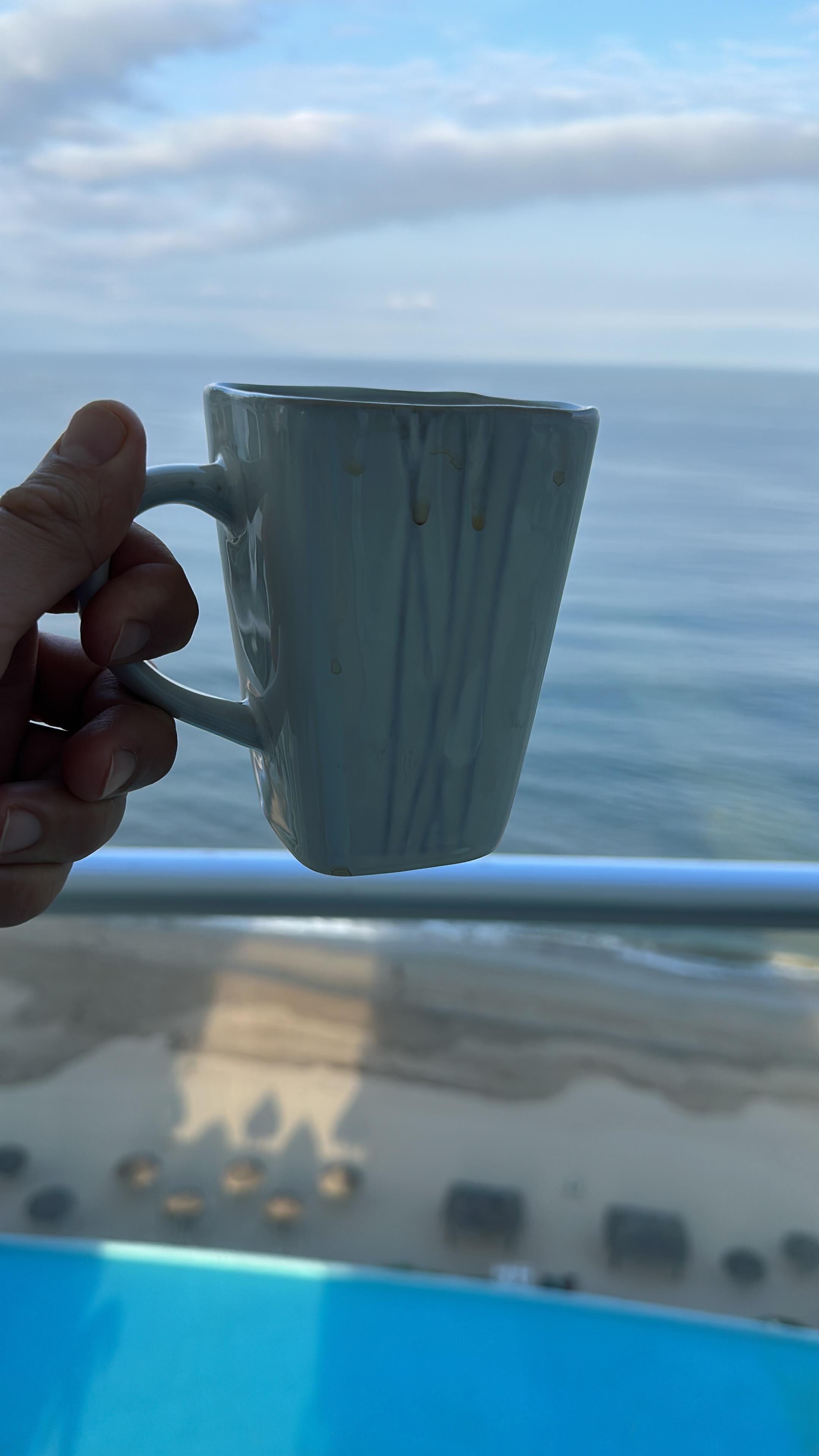 Morning coffee with a view