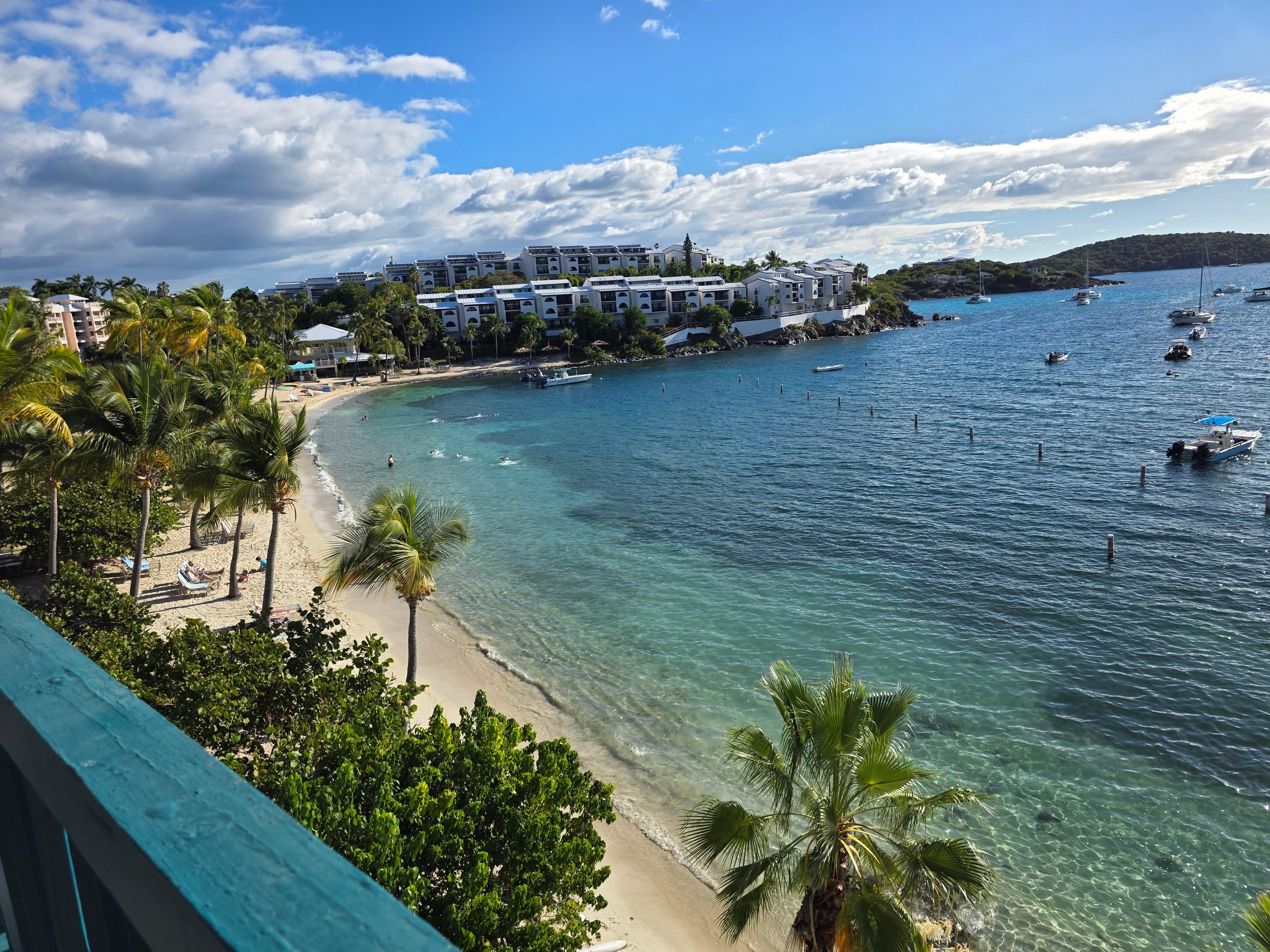 Beach view from the porch