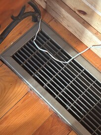 Pet hair and dust in return wentation