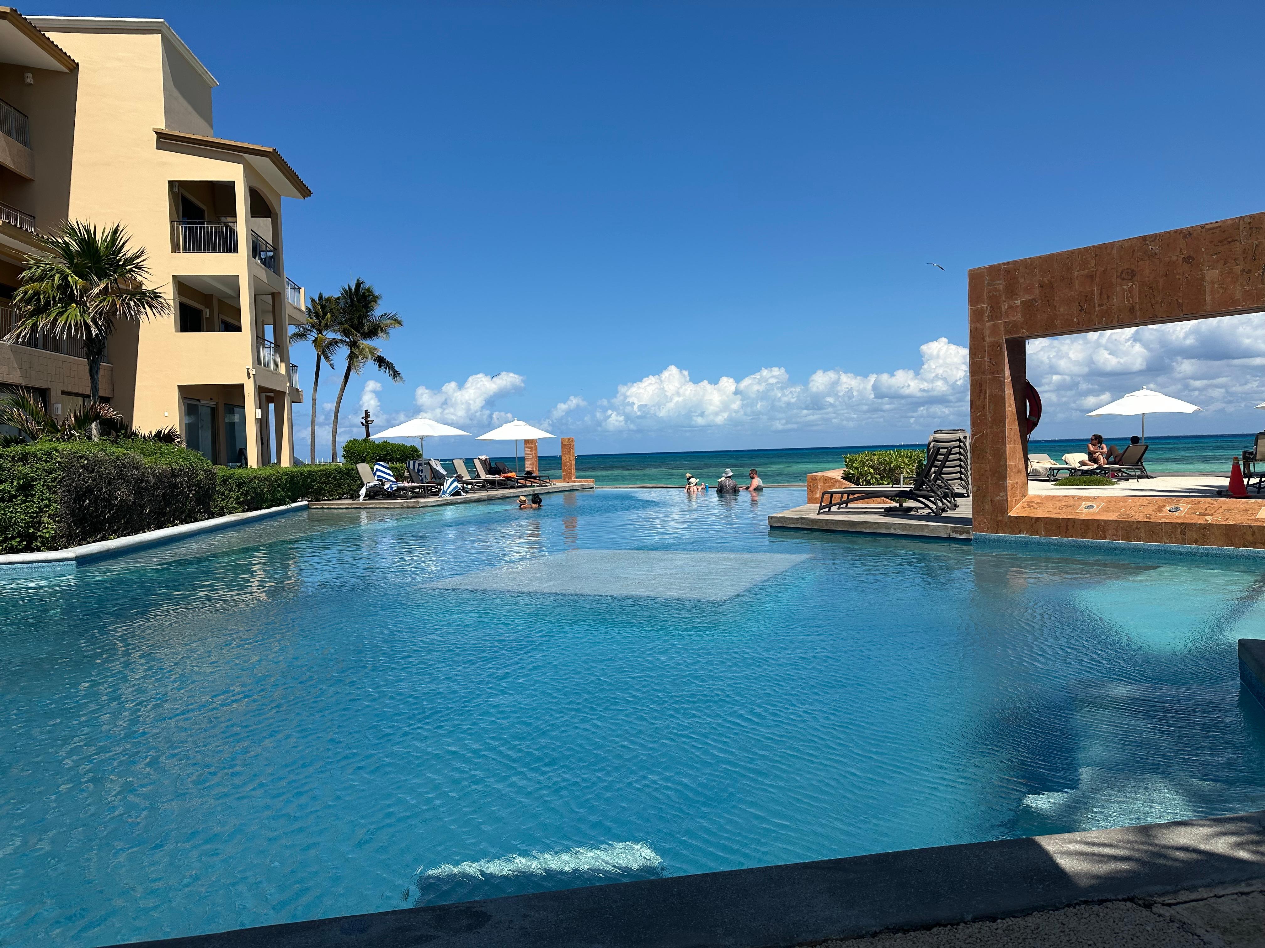 View from pool