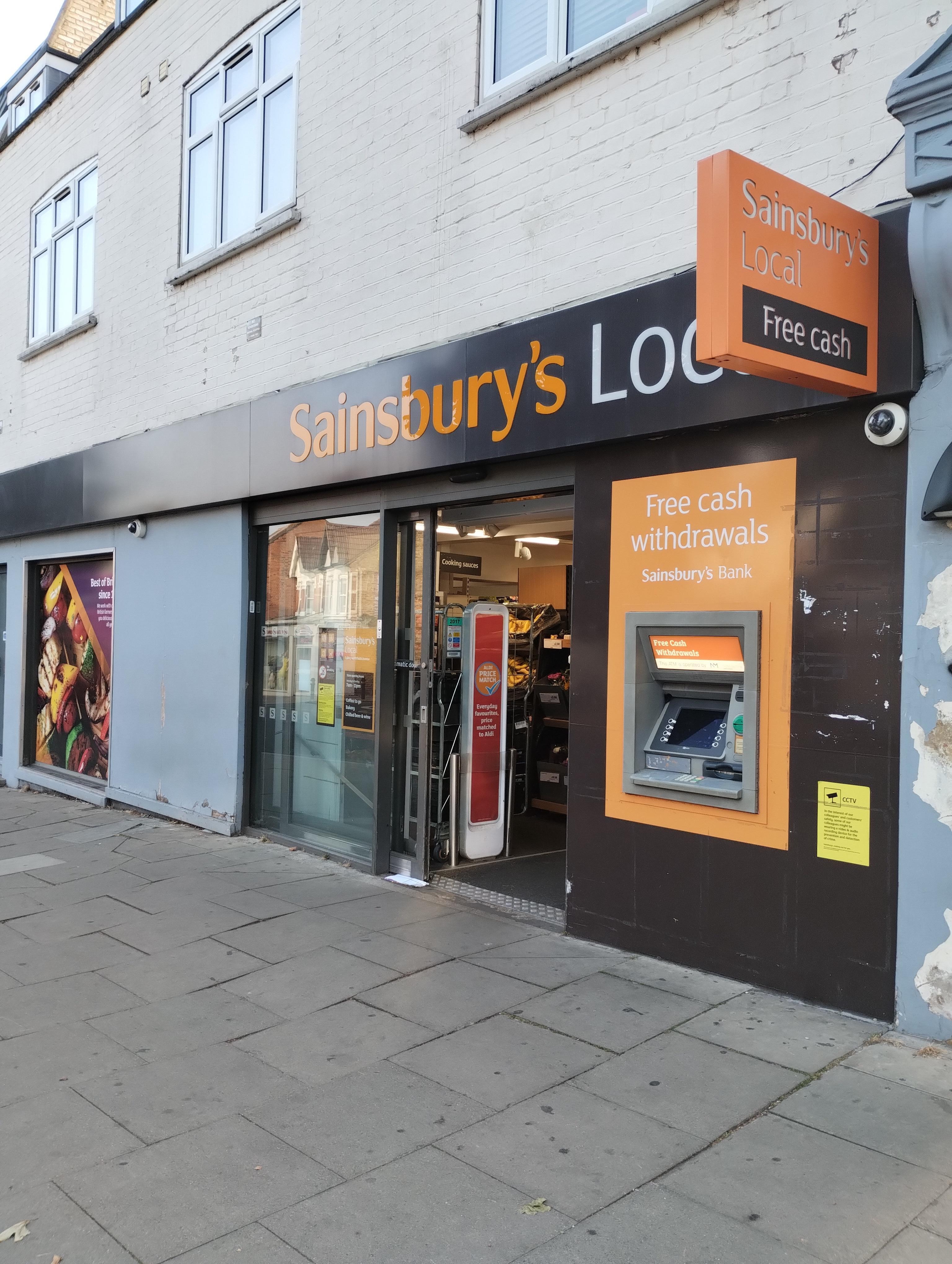 a nearby supermarket