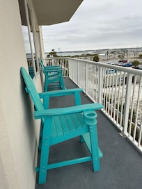 Wrapped around balcony