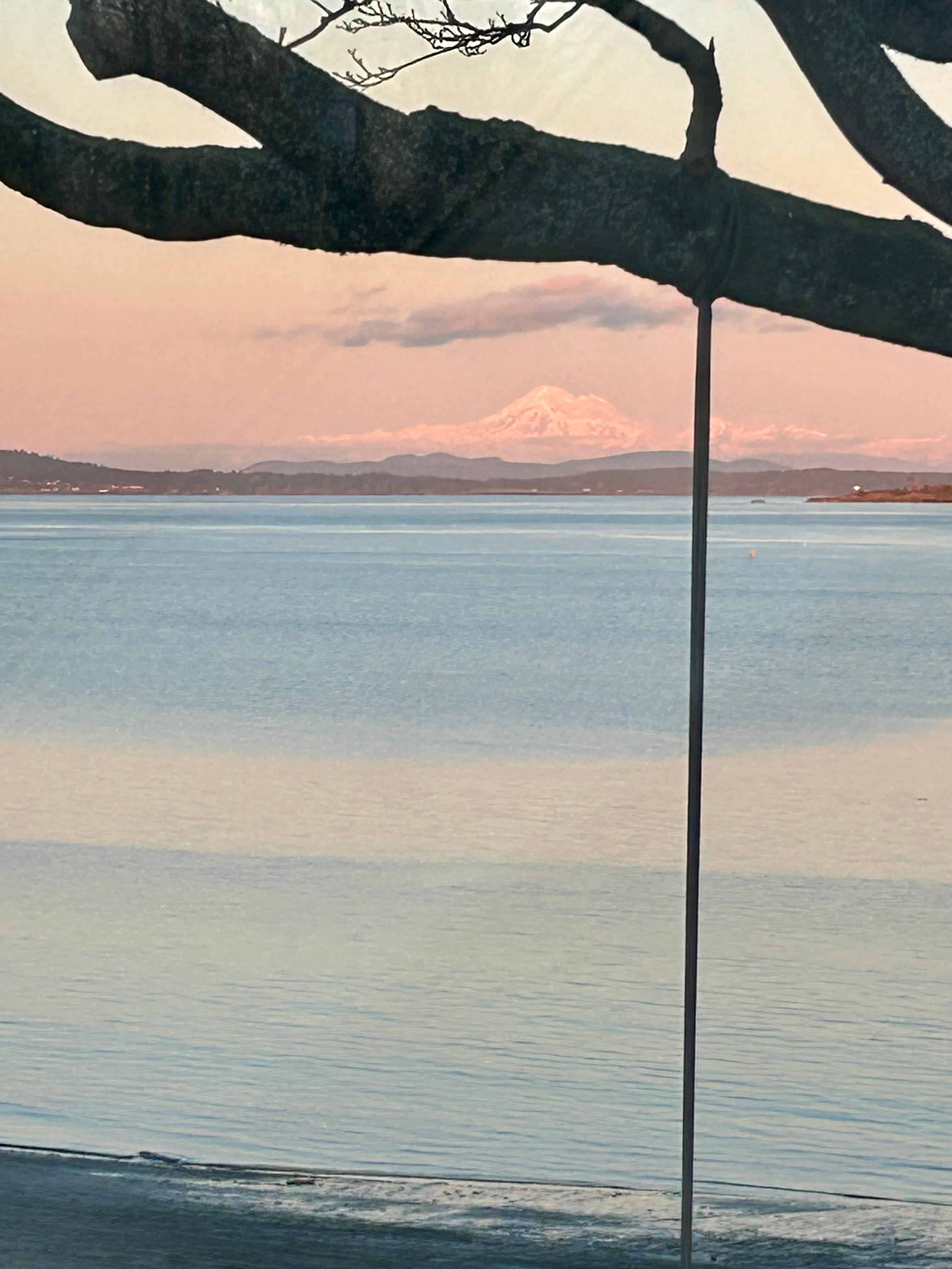 Can see Mount Baker from our window! 