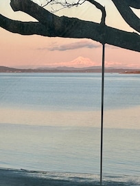 Can see Mount Baker from our window!