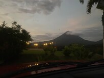 View when arriving to hotel before dark