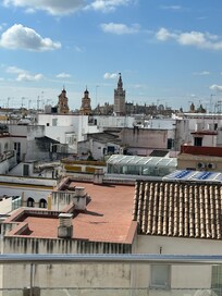 This is from the roof by the pool of the Cathedral. What an amazing pleas.
