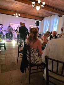 Dance floor for party.