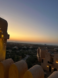 物見台からの夕焼け