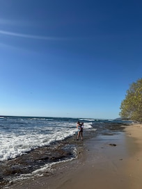 Beach at the house