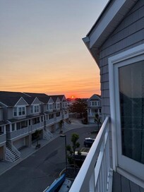 Gorgeous sunset from the balcony!