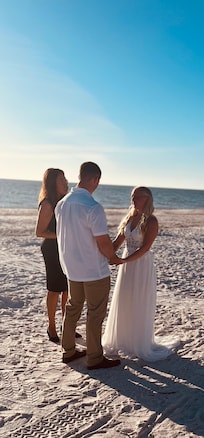 We love it so much the kids got married at the beach!!