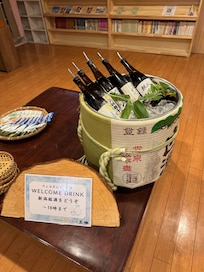 日本酒のウェルカムドリンク有り😊