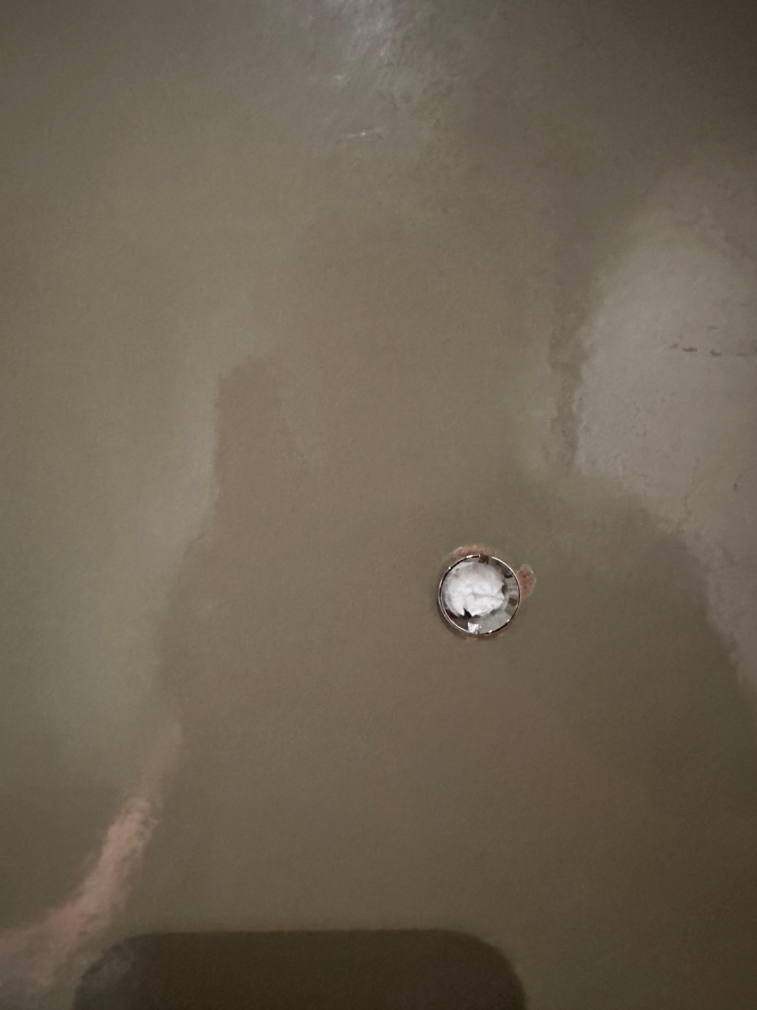 Tissue shoved into door peephole?