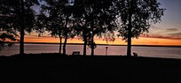 Beautiful sunrise from the back porch.