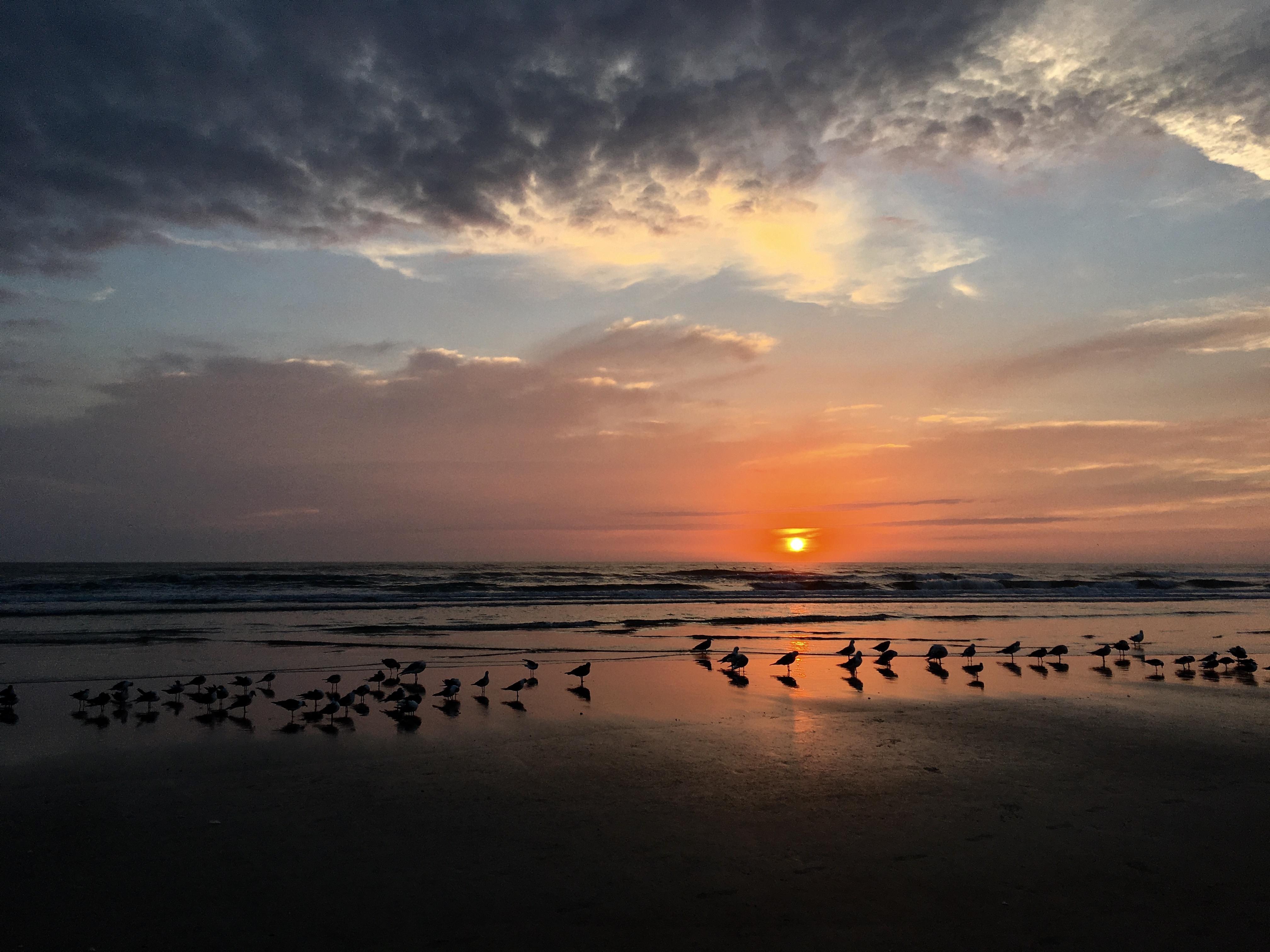 Sunrise was beautiful