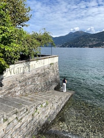 Lake access.
