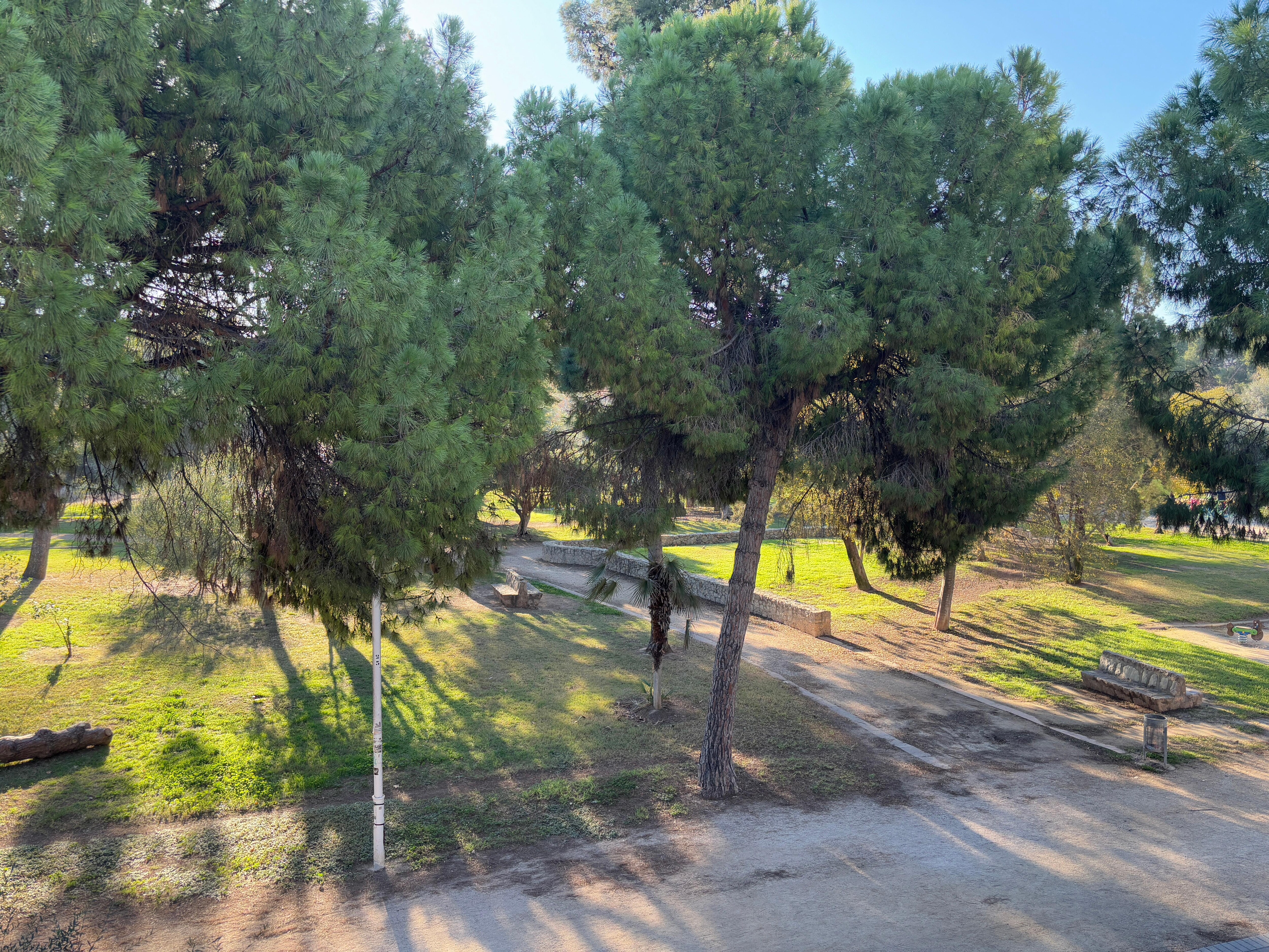Parco pubblico davanti all hotel