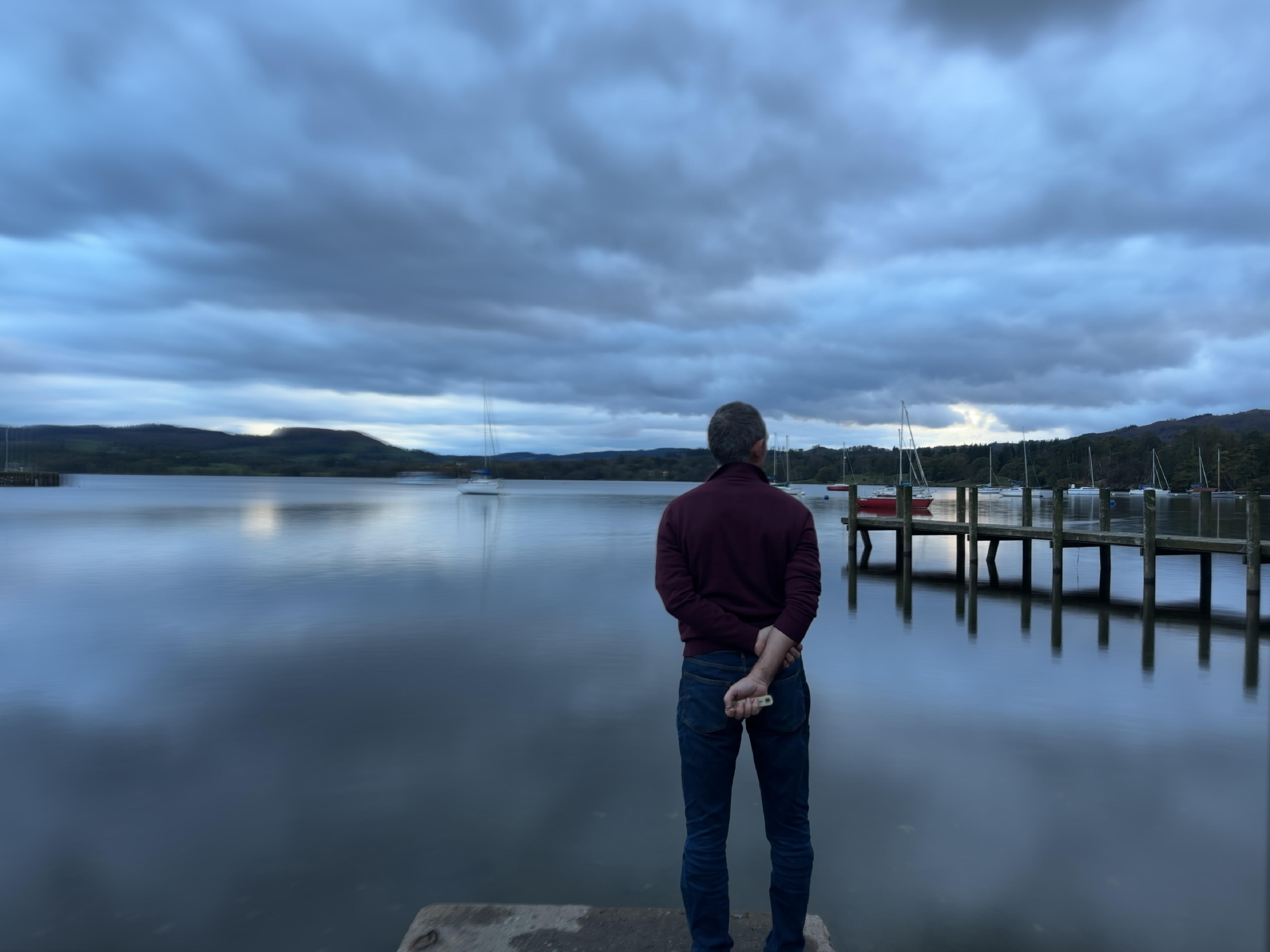 Looking out over lake Windermere