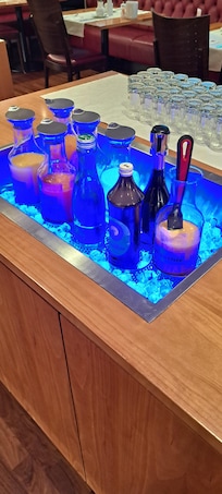 Kalte Getränke auch Prosecco und Smoothie